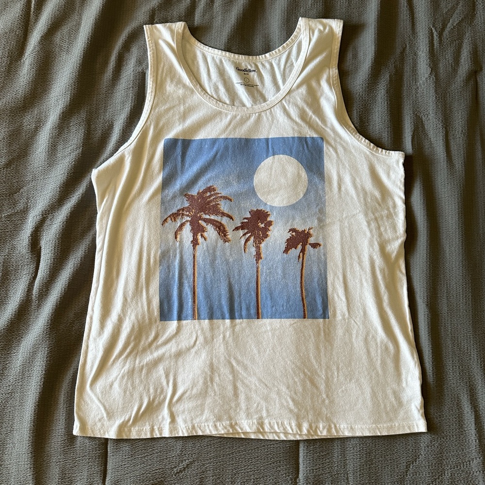 Men's Standard Fit U-Neck Tank Top